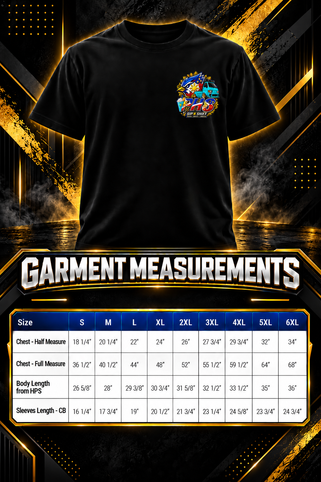 PH8 GEAR Edition 001 Heritage  — Limited Graphic Tee